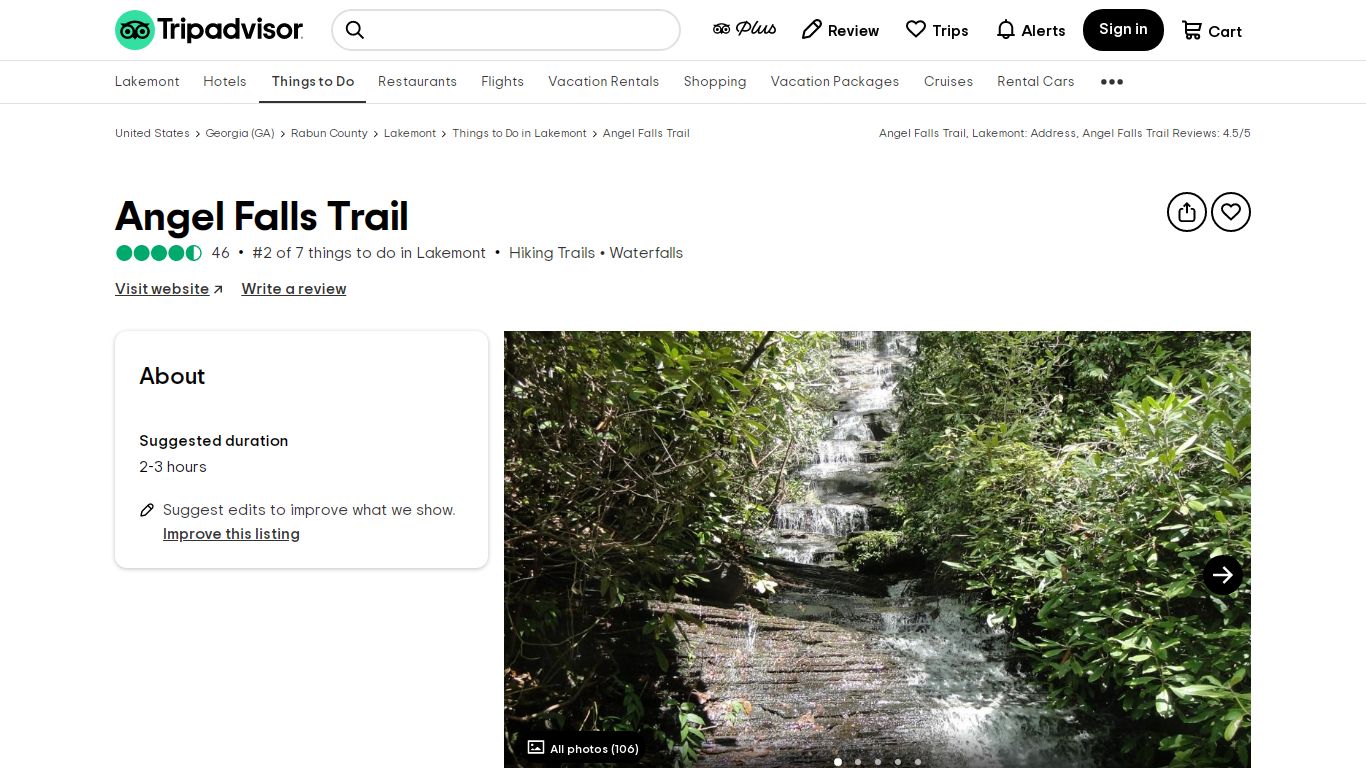 ANGEL FALLS TRAIL (Lakemont) - What to Know BEFORE You Go - Tripadvisor